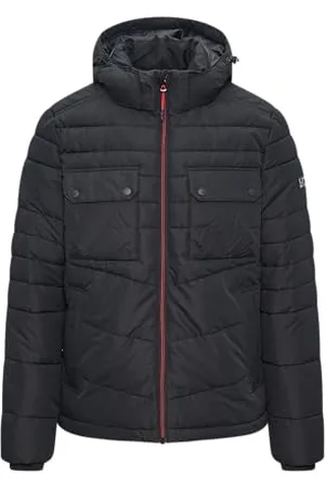QS by s.Oliver Gesteppte Jacke mit abnehmbarer Kapuze