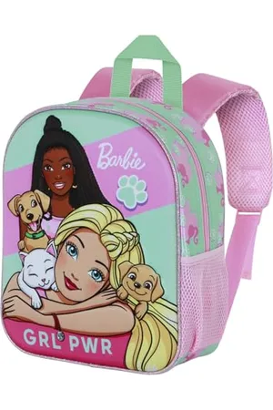 KARACTERMANIA Barbie Pets-Elite 3D Rucksack, Rosa, 25 x 30 cm, Kapazität 7 L