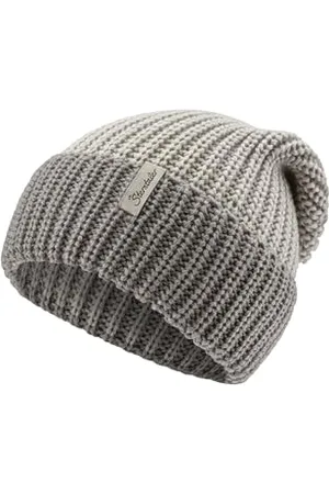 Sterntaler Strickmütze mit Umschlag - Lässige Unisex Beanie - Winter Mütze Two Tone - Babymütze mit Rippenstrick Muster - , 47