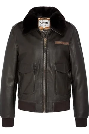 Schott NYC Damen lcwlisax Lederjacke, , 42