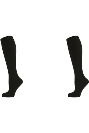Nur Die Fit & Vital Kniestrümpfe entlastende Reisestrümpfe weiche & atmungsaktive Baumwolle mit Komfortbund Damen