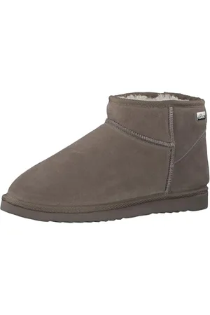 QS by s.Oliver Damen Boots aus Leder Gefüttert, Braun , 36 EU