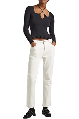 Pepe Jeans Damen High Waist Tapered PL204591 Jeans, , 26W / 28L