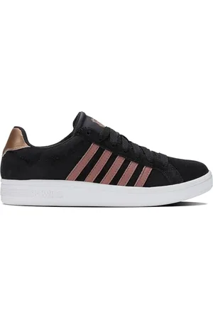 K-Swiss Damen Court Tiebreak SDE Sneaker, Black/Rosegold, 40 EU