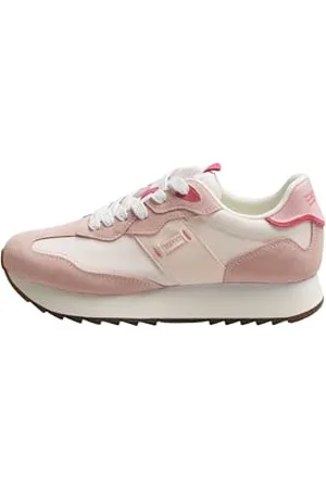ESPRIT Damen Lace-up Sneaker, Pastel Pink, 42 EU