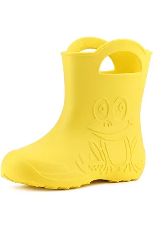Ladeheid Eva federleichte Kinder Gummistiefel für Jungen und Mädchen Regenschuhe Bequeme und wasserdichte Regenstiefel Kinder LA-CA-01