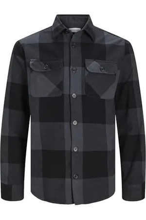 JACK & JONES Male Overshirt Kariertes