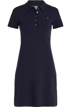 Tommy Hilfiger Damen Polokleid 1985 Pique Slim Fit, , S