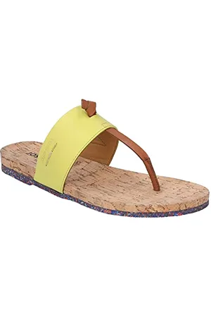 Josef Seibel Damen Henriette 05 Flipflop, Zitrone-Kombi, 42 EU