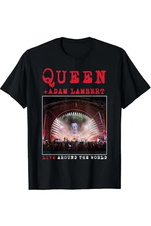 Queen & Adam Lambert Live Around The World Bühnenfoto T-Shirt