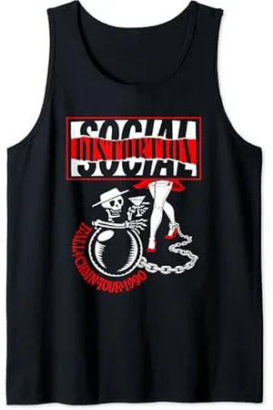 Social Distortion Offizielle Ball und Kette Tank Top