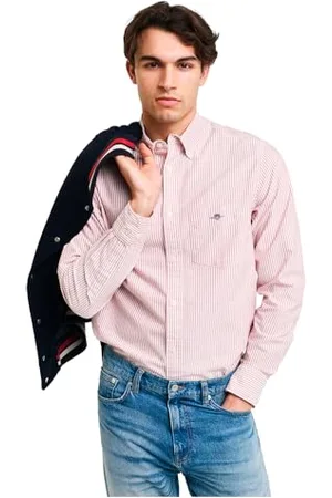 GANT Herren REG Oxford Banker Stripe Shirt Hemd, , M
