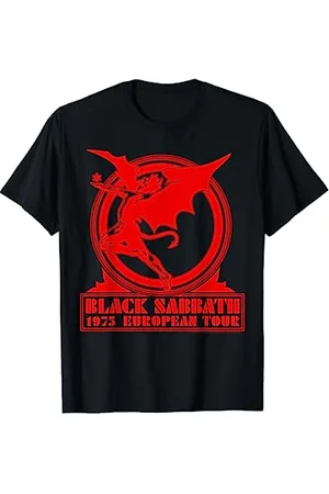 Black Sabbath Offizielle 1975 Europatour T-Shirt