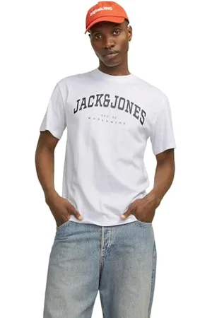 JACK & JONES Male T-Shirt Logo Rundhals T-Shirt