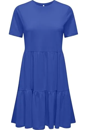 ONLY Damen Onlmay Life S/S Peplum Dress Box JRS Jerseykleid, , X-Small