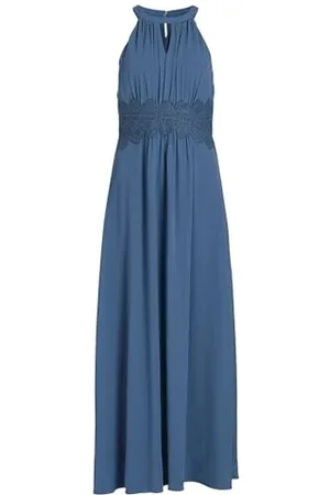 VILA Damen Vimilina Halterneck Maxi Dress-Noos Kleid, ,36