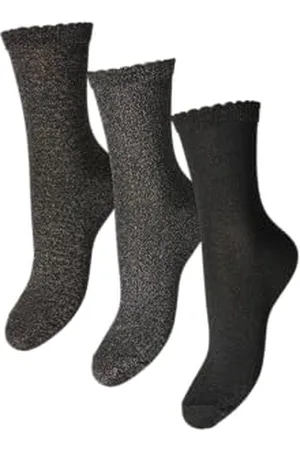 Pieces® Pcsebby Glitter Long 3-Pack Socks Noos