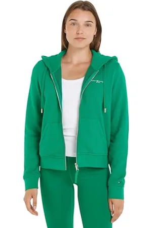 Tommy Hilfiger Damen Hoodie mit Reißverschluss 1985 Zipper, , XS