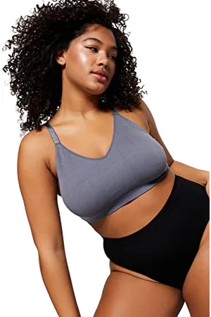 Trendyol Damen Women Bra Plus Size BH, Blickdicht, Grey, XXX-Large