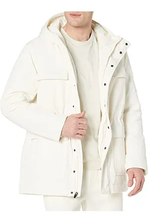 Amazon Herren Wasserabweisender Parka aus recyceltem Polyester mit Kapuze in lockerer Passform (zuvor Amazon Aware), , XS