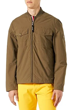 Tommy Hilfiger Herren Cotton Bomber Jacket MW0MW25428 Gewebte Jacken, , S