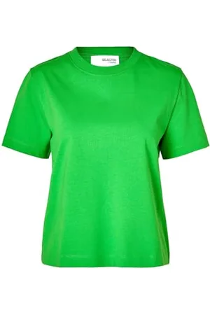SELECTED Damen Slfessential Boxy Tee Noos T-Shirt, , M EU