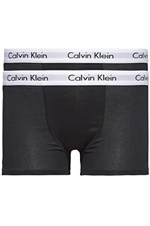 Calvin Klein Jungen 2er Pack Boxershorts Trunks Baumwolle mit Stretch, , 10-12 Jahre