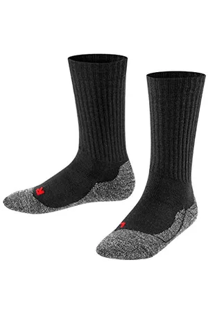 Falke Unisex Kinder Socken Active Warm K So Wolle Funktionsmaterial dick atmungsaktiv einfarbig 1 Paar, , 23-26
