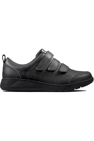 Clarks Scape Sky Jugend Lederschuhe in Standard Fit Größe 7½