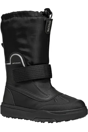 Geox J BUNSHEE PG Boy B A Snow Boot, Black, 30 EU