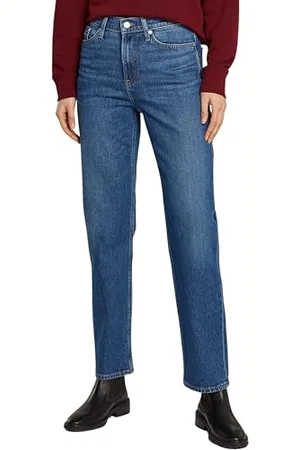 Tommy Hilfiger Damen Jeans Hose Izzie Slim Fit High Waist, Blau ( Dark), 31W/34L
