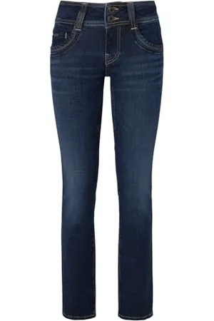 Pepe Jeans Damen Double Buttons Slim Low Waist PL204588 Jeans, , 28W / 30L