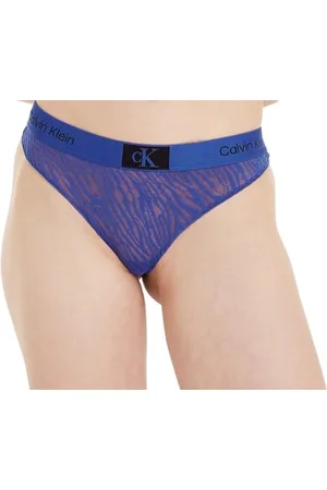 Calvin Klein Damen String Modern Thong mit Spitze
