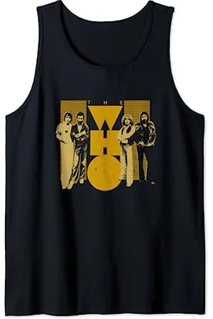 The Who Official Yellow 75 Tank Top