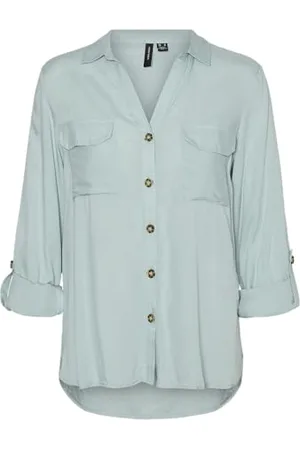 VERO MODA Vmbumpy L/S Shirt New WVN Ga Noos