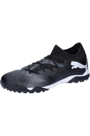 PUMA Herren Future 7 Match TT Soccer Shoe, Black White, 41 EU