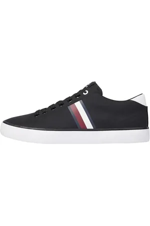 Tommy Hilfiger Herren Vulcanized Sneaker Schuhe, (Black), 40