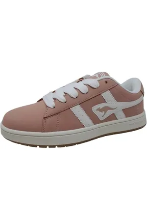 KangaROOS Unisex K-CA AD Pimp Sneaker, Peach Blush/White, 36 EU