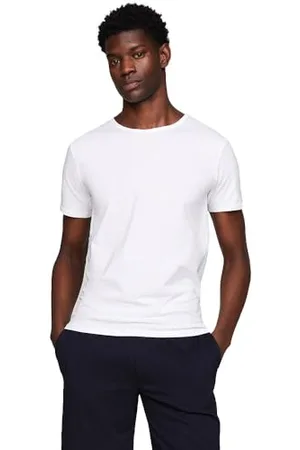 Tommy Hilfiger Herren 3er Pack T-Shirts Kurzarm Stretch Rundhalsausschnitt, , M