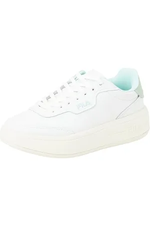 Fila Damen Premium L wmn Sneaker, White-Smoke Green, 39 EU