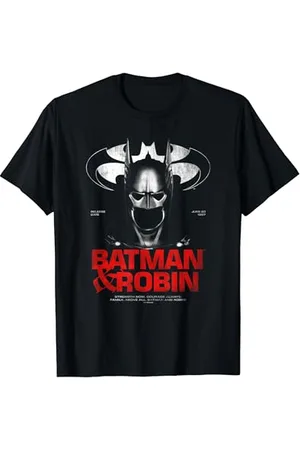 Batman And Robin Cowl 85th Anniversary T-Shirt