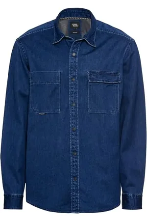 Camel Active Herren Hemd aus Reiner Baumwolle Menswear-XXL