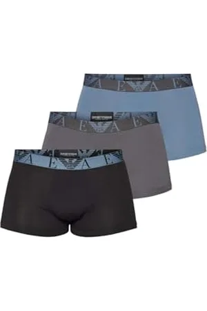 Emporio Armani Herren Bold Monogram 3-Pack Trunk Badehosen, , S (3er Pack)