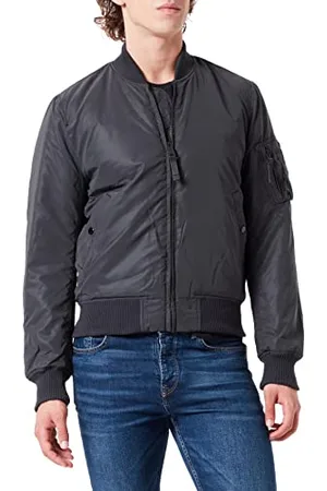 Alpha Industries Herren MA-1 VF 59 Reflective Bomberjacke, Black, L