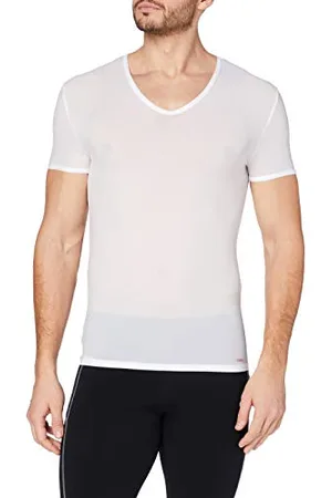 OLAF BENZ RED0965 Phantom V-Neck Low/T-Shirt - White/ - Gr. L