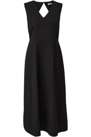 QS by s.Oliver Damen 2148112 Maxi Kleid aus Leinenmix, , 36