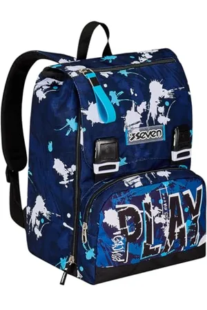 7 for all Mankind Rucksack für Schule, Sport & Freizeit, Erweiterbarer Schulranzen, Geräumige Schultasche für Teenager, Mädchen und Jungen, Extra Platz, Trinkflaschenfach