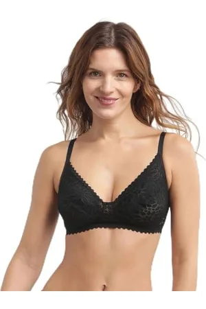 Dim Ohne Bügel-Spitzen-BH Daily Dentelle für jeden Tag Damen x1, Schwarz, 90E