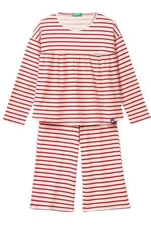 Benetton Mädchen Pig(Maglia+Pant) 36G90P06T Pyjamaset, , 140