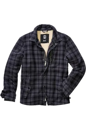 Brandit Classic Sherpa Jacket, Farbe: anthracite-black, Größe: 4XL
